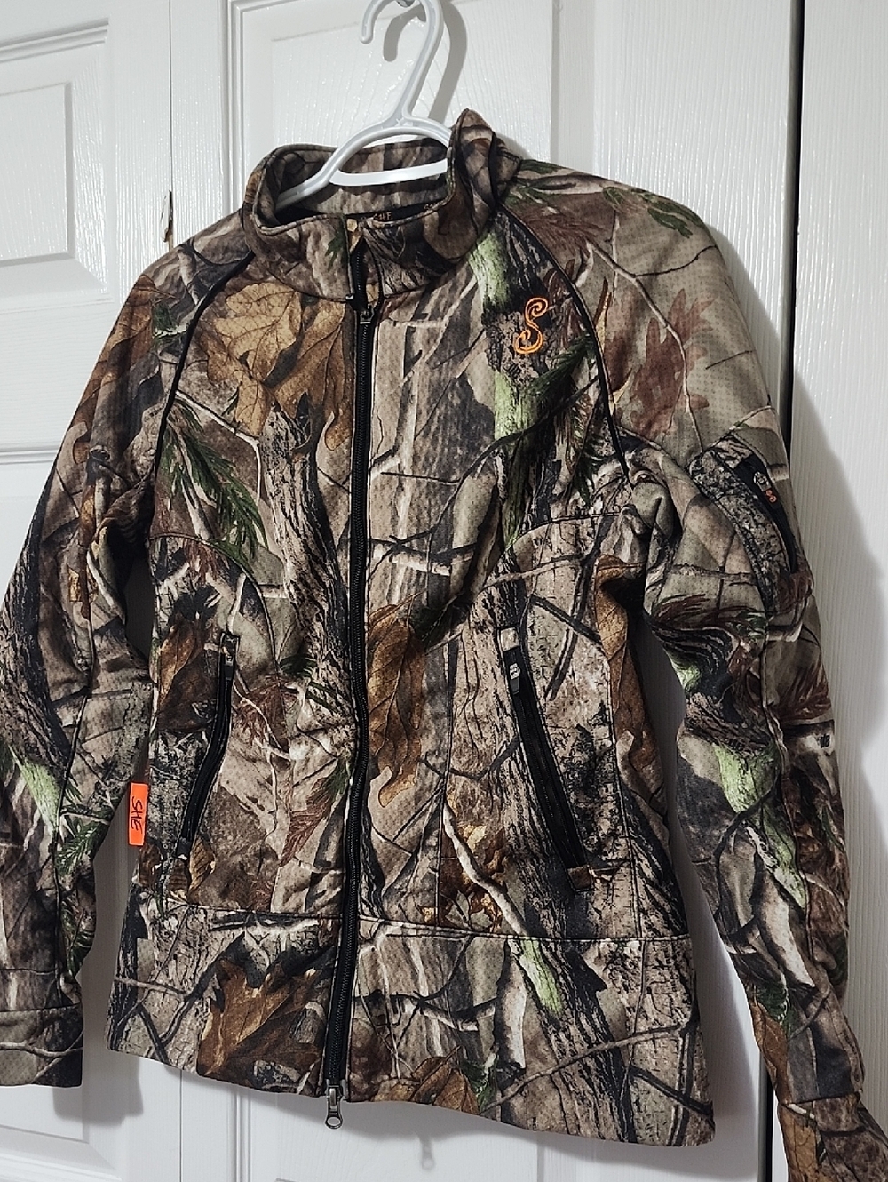 Realtree Camo Zip-Up Hunting Jacket - Brown/Green/Black